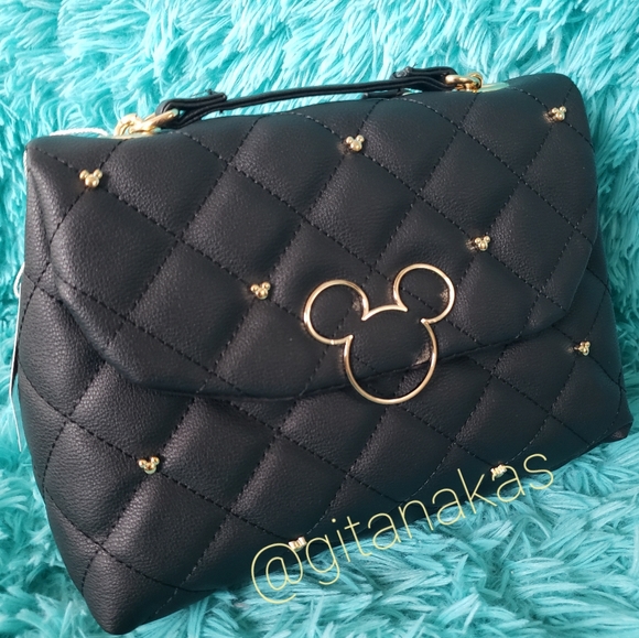 🎄Disney Mickey Minnie Studded Travel Luggage Bags - Picture 7 of 15